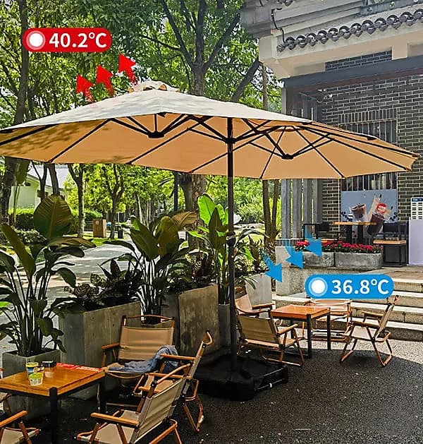 Dù Chính Tâm 3 Đỉnh Cỡ Lớn 2m7 x 4m6 - ảnh 4