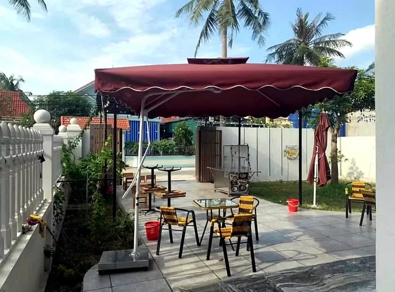 Dù Lệch Tâm 2M5 Khung Sắt Sơn Tĩnh Điện - ảnh 4