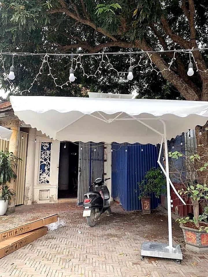 Dù Lệch Tâm 2M5 Khung Sắt Sơn Tĩnh Điện - ảnh 3