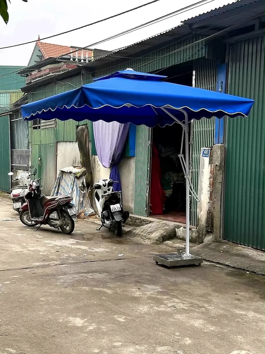 Dù Lệch Tâm 2M5 Khung Sắt Sơn Tĩnh Điện - ảnh 7