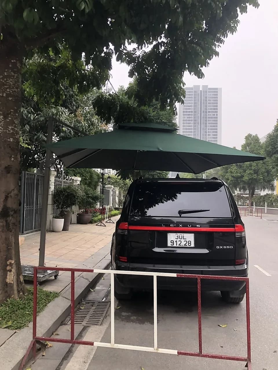 Dù lệch tâm che xe ô tô Sky 176