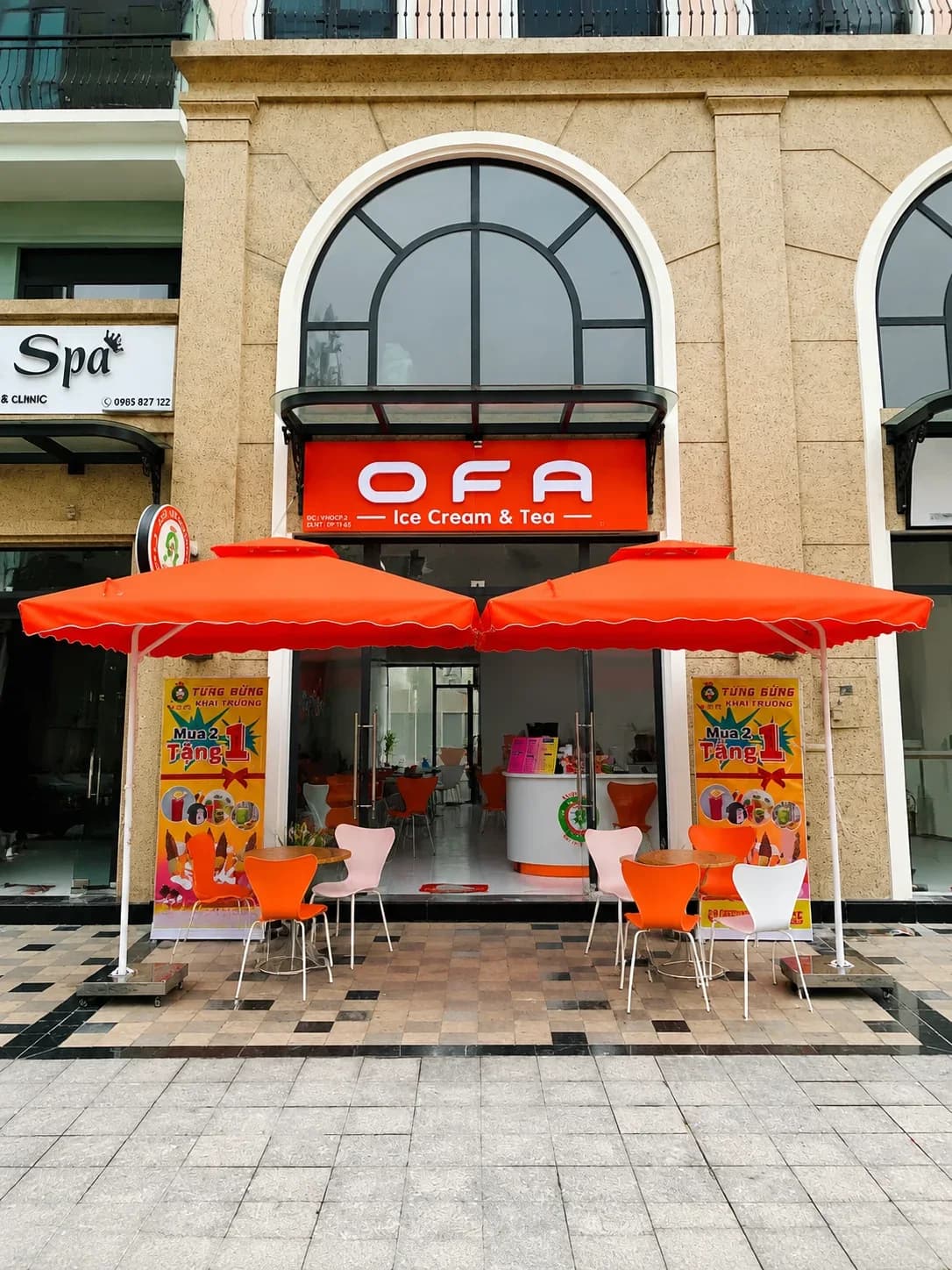 Lắp đặt ô dù cafe tại Ecopark Hưng Yên - ảnh 5